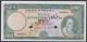London Coins : A140 : Lot 603 : Macau 500 patacas issued 1979, Specimen No.29, series 000000, ESPECIME ovpt. & 2 pun...