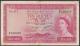 London Coins : A140 : Lot 609 : Mauritius 10 rupees issued 1954, QE2 portrait at right, series F400070, Pick28, edge...