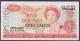 London Coins : A140 : Lot 617 : New Zealand $5 issued 1981, Specimen series JAA 000000, signed Hardie, SPECIMEN ovpt...