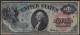 London Coins : A140 : Lot 738 : USA $1 dated 1869 series Z4684250, known as the "rainbow note", Pick144, cen...