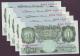 London Coins : A141 : Lot 107 : One pound Peppiatt B258 issued 1948 (5) unthreaded series consecutive numbered run series R86A 96328...