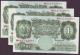 London Coins : A141 : Lot 123 : One pound O'Brien B273 issued 1955 (3) a consecutive numbered trio, series M63J 733067 to M6...