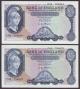 London Coins : A141 : Lot 126 : Five Pounds O'Brien B277 issued 1957 (2) Helmeted Britannia series C43 755073 pressed GVF-EF &am...