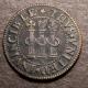 London Coins : A141 : Lot 1317 : Farthing Commonwealth undated (1656) Pattern in copper Peck 387 Obverse THVS . VNITED . INVINCIBLE T...