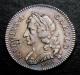 London Coins : A141 : Lot 1320 : Farthing 1665 Pattern in Silver, Portrait with long hair Dies 2+A, straight-grained edge Pec...