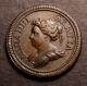 London Coins : A141 : Lot 1349 : Farthing 1714 Peck 742 on a large flan EF or near so with some light contact marks, Ex-Madell...
