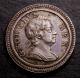London Coins : A141 : Lot 1352 : Farthing 1718 Silver Proof Peck 790 nFDC and superb with just minor cabinet friction and a few light...