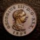 London Coins : A141 : Lot 1400 : Farthing 1806 Incuse Dot on shoulder Peck 1398 Portrait 2 with raised curls, UNC with minor cabi...