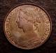London Coins : A141 : Lot 1460 : Farthing 1860 Toothed Border Proof Freeman 500 dies 2+B nFDC attractively toned, rated R19 by Fr...