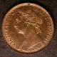 London Coins : A141 : Lot 1489 : Farthing 1883 Perfect F in F:D: as Freeman 551 dies 7+F UNC and lustrous with a small spot o...