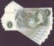 London Coins : A141 : Lot 157 : One pound Page B323 (5) issued 1970, a consecutive numbered run, replacement series MS63 713...