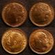 London Coins : A141 : Lot 2193 : Third Farthings (4) 1884 Peck 1936 Lustrous UNC, Ex-Colin Cooke 18/1/1999, 1885 Peck 1937 UN...