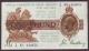London Coins : A141 : Lot 42 : Treasury &pound;1 Bradbury T16 issued 1917, control note series Z/14 910074, light smudges a...