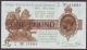 London Coins : A141 : Lot 49 : Treasury &pound;1 Warren Fisher T31 issued 1923 series F1/15 124910, cleaned & pressed, ...