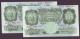 London Coins : A141 : Lot 76 : One pound Catterns B225 (2) issued 1930 a consecutive numbered last series Z19 961161 & Z19 9611...