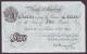 London Coins : A141 : Lot 89 : Five pounds Peppiatt white B241 dated 8th October 1943 series D/129 44724 VF and a scarcer date type