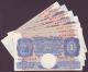 London Coins : A141 : Lot 95 : One pound Peppiatt blue B249 (7) issued 1940 series A11H, A23H, C71H, K07H, M51H,...