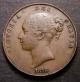 London Coins : A142 : Lot 2652 : Penny 1858 Large Rose, Large Date with 8 over struck the underlying figure unclear, the over...