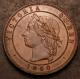 London Coins : A142 : Lot 2660 : Penny 1860 Pattern Restrike in Bronzed Copper by Joseph Moore, Obverse 4,Reverse D, Free...