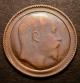 London Coins : A142 : Lot 2730 : Penny Edward VII undated trial c.1902 produced by the Kings Norton Metal Co. Birmingham, on a th...