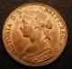 London Coins : A142 : Lot 408 : Halfpenny 1860 Beaded Border as Freeman 258 dies 1+A, but Britannia with long hair and with the ...