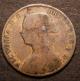 London Coins : A142 : Lot 421 : Halfpenny 1861 6 over 8 Freeman 274A dies 5+E CGS 3, Ex-London Coins Auction A140 March 2013 Lot...