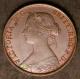 London Coins : A142 : Lot 532 : Halfpenny 1861 Freeman 274 dies 5+E EF with traces of lustre and a few spots