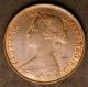 London Coins : A142 : Lot 533 : Halfpenny 1861 Freeman 277 dies 6+G A/UNC with traces of lustre and a few small spots