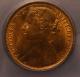 London Coins : A142 : Lot 619 : Penny 1875 Freeman 79 dies 8+G ICG MS64 RB (Variety not on the slab) rated R13 by Freeman, proba...