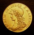 London Coins : A143 : Lot 1002 : Italian States - Piedmont Republic 20 Francs Gold L'an 9 C#5 Good Fine the reverse with some co...