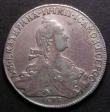London Coins : A143 : Lot 1056 : Russia Rouble 1774 C?? &Oslash;&Lambda; C#67a.2 Fine/Good Fine with a small mount mark on the edge a...