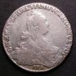 London Coins : A143 : Lot 1057 : Russia Rouble 1775 C?? &Oslash;&Lambda; C#67a.2 About Fine/Good Fine