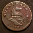 London Coins : A143 : Lot 1175 : USA New Jersey Copper 1787 NOVA CAESAREA Knobless, Straight Beam curved up at end, Rahway Mills 14 s...