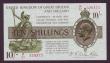 London Coins : A143 : Lot 17 : Ten shillings Warren Fisher T30 issued 1922 series K/61 520375, VF+