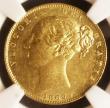 London Coins : A143 : Lot 2720 : Sovereign 1869 Marsh 53 Die Number 40 NGC MS61 EF with contact marks, Ex-Bentley Collection
