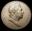 London Coins : A143 : Lot 639 : Ireland Crowns George III INA Retro Patterns 1820 (7) Obverse Portrait of the King after Webb and Mi...