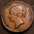London Coins : A143 : Lot 766 : Australia Commencement of Volunteer Movement 1856 33mm in bronze by J.Hogarth Obverse Young Head of ...