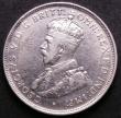 London Coins : A143 : Lot 825 : Australia Florin 1911 bright VF 6 pearls showing