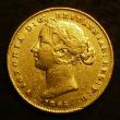 London Coins : A143 : Lot 859 : Australia Sovereign 1865 Sydney Branch Mint Marsh 370 Good Fine with surface marks