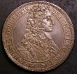 London Coins : A143 : Lot 872 : Austrian States - Olmutz Thaler 1707 KM#378 Davenport 1211 EF/GEF with some contact marks on the obv...