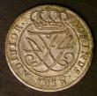 London Coins : A143 : Lot 903 : Denmark 12 Skilling 1720 CW KM#521 UNC and lustrous with a pleasing olive tone