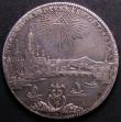 London Coins : A143 : Lot 936 : German States - Frankfurt Am Main Thaler 1772 PCB Reverse City view KM#251 About VF