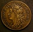 London Coins : A143 : Lot 982 : Ireland Halfcrown Gunmoney 1689 Oct: S.6579E GVF with much eye appeal