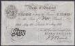London Coins : A144 : Lot 112 : Five pounds Nairne white B208b dated 26th May 1915 series 22/D 32402, light crayon on reverse, 17mm ...