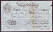 London Coins : A144 : Lot 115 : Ten pounds Harvey white B209b dated 16th July 1918 series 47/K 34764, pinholes and vertical stain, p...
