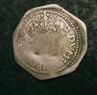 London Coins : A144 : Lot 1227 : Shilling Charles I Siege piece 1648 Pontefract S.3150 (In the name of Charles II) VG/Fine struck on ...
