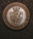 London Coins : A144 : Lot 1574 : Guinea 1791/1798 Pattern in bronzed copper, a double reverse striking with each side displaying a di...
