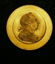 London Coins : A144 : Lot 1580 : Guinea 1798 Pattern in gilt copper by C.H.Kuchler. Obverse Laureate Bust right, Reverse Crowned Shap...