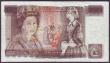 London Coins : A144 : Lot 166 : ERROR &pound;10 Somerset B347 series 43D 345521, major offset on back showing full Queens portrait i...
