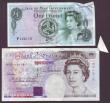 London Coins : A144 : Lot 170 : ERROR &pound;20 Gill B358 series B29 018116, it has a small piece of extra paper top right plus an I...